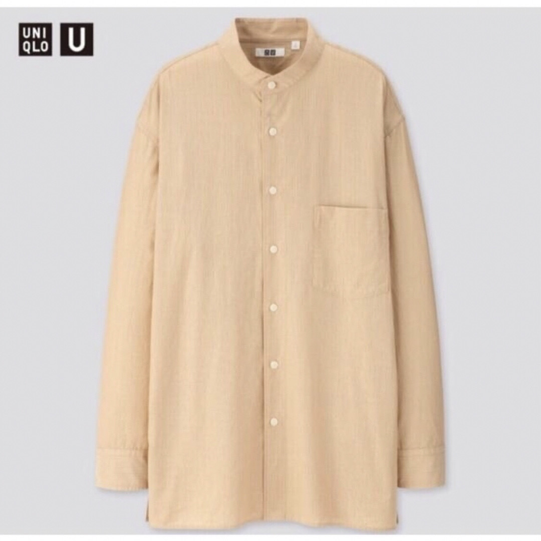 UNIQLO(ユニクロ)のUNIQLOU ストライプスタンドカラーシャツ メンズのトップス(シャツ)の商品写真