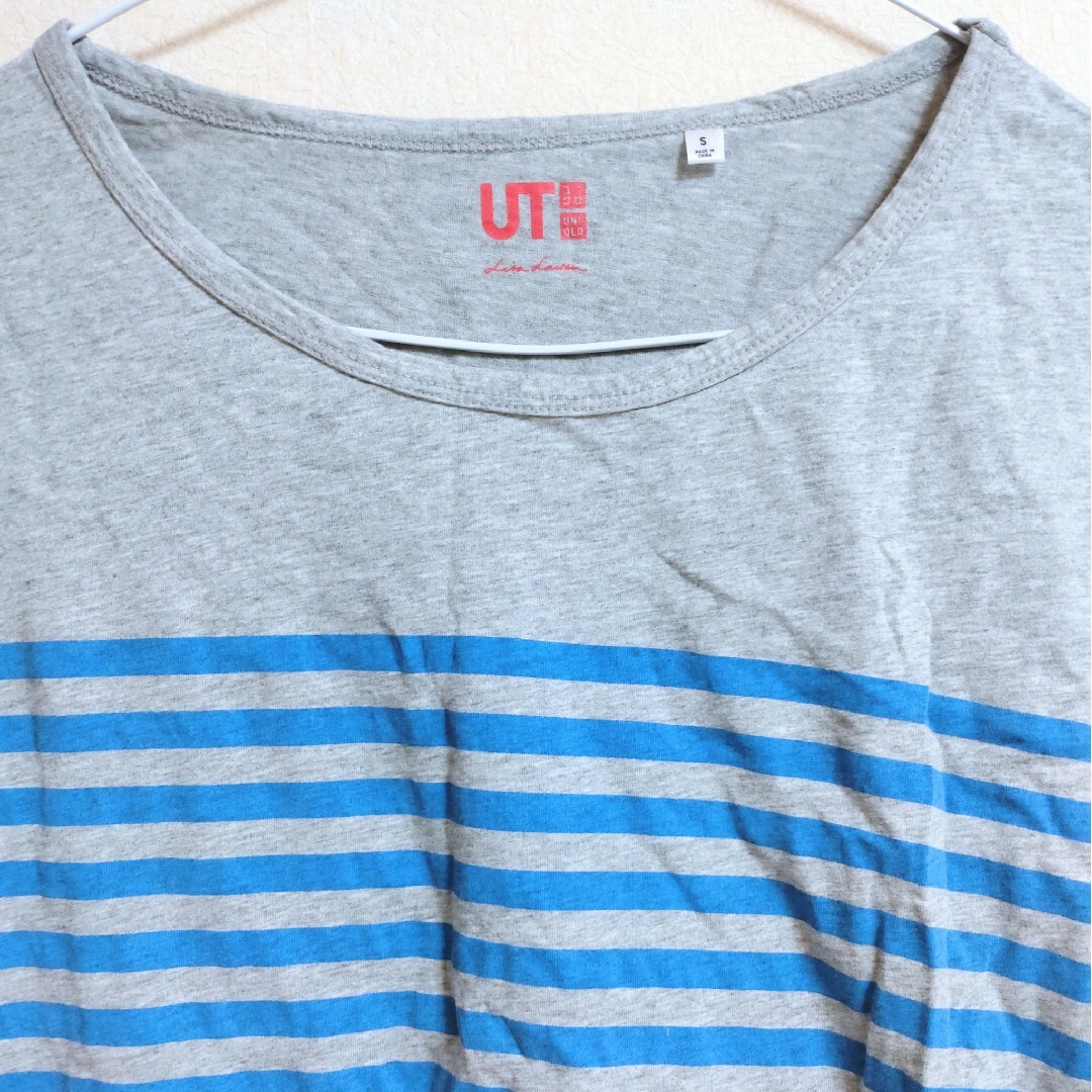 UNIQLO(ユニクロ)のユニクロ リサ・ラーソン コラボUT 猫 ボーダー 半袖 Tシャツ カットソー レディースのトップス(Tシャツ(半袖/袖なし))の商品写真