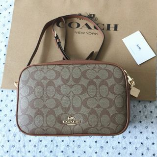 コーチ(COACH)のコーチバッグ F68168 ライトブラウン ダブルジップ ショルダーバッグ(ショルダーバッグ)