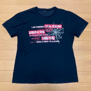 セシール(cecile)のTシャツ　ブラック　クモの巣　160(Tシャツ/カットソー)