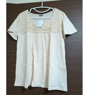 ハニーズ(HONEYS)のハニーズ　半袖Tシャツ　新品未使用品　タグ付き　生成り色　Mサイズ(Tシャツ(半袖/袖なし))