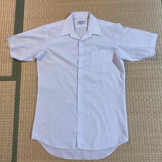 半袖カッターシャツ　夏用　学生服　1 65(38)  形態安定 日本製(Tシャツ/カットソー(半袖/袖なし))