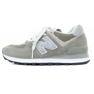 ニューバランス(New Balance)のニューバランス ML574EVG スニーカー ロゴ 切替 22.5cm グレー(スニーカー)