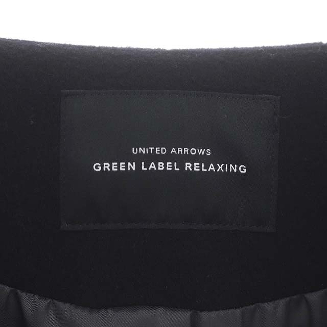 UNITED ARROWS green label relaxing(ユナイテッドアローズグリーンレーベルリラクシング)のグリーンレーベルリラクシング ショートビーバーノーカラーコート レディースのジャケット/アウター(その他)の商品写真