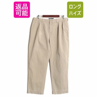 ラルフローレン(Ralph Lauren)の00s ポロ ラルフローレン コットン チノ パンツ メンズ 35 30 古着 00年代 オールド チノパン ストレート スラックス ポロチノ ツータック(チノパン)