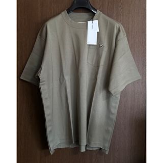 サカイ(sacai)の3新品 sacai サカイ メンズ S ロゴ Tシャツ カーキ 半袖(Tシャツ/カットソー(半袖/袖なし))