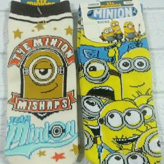 ミニオン　minions  ソックス　2足組(ソックス)