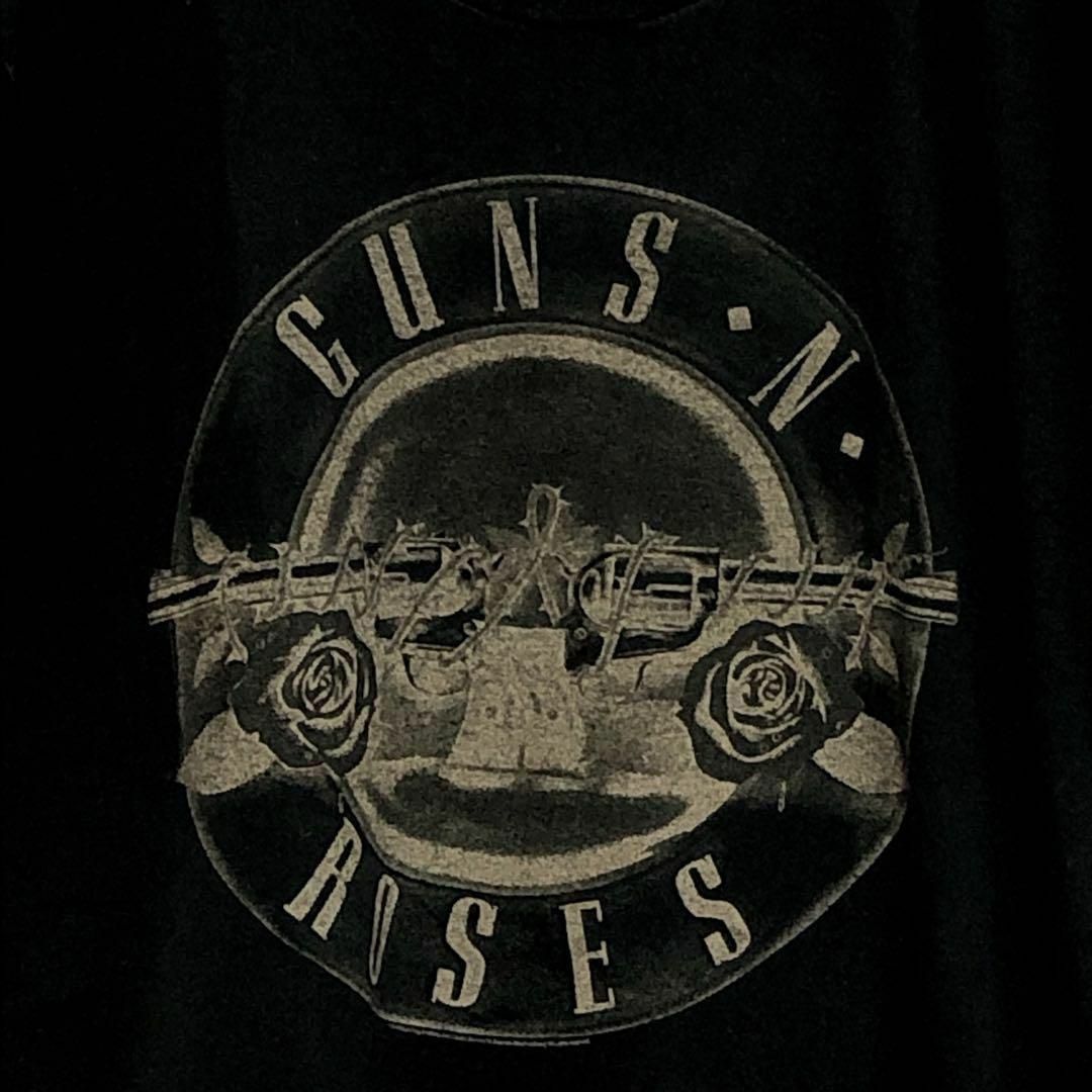 MUSIC TEE(ミュージックティー)のバンドＴシャツ　ガンズアンドローゼズ　GUNS　アクセルローズ　メンズ　古着 メンズのトップス(Tシャツ/カットソー(半袖/袖なし))の商品写真