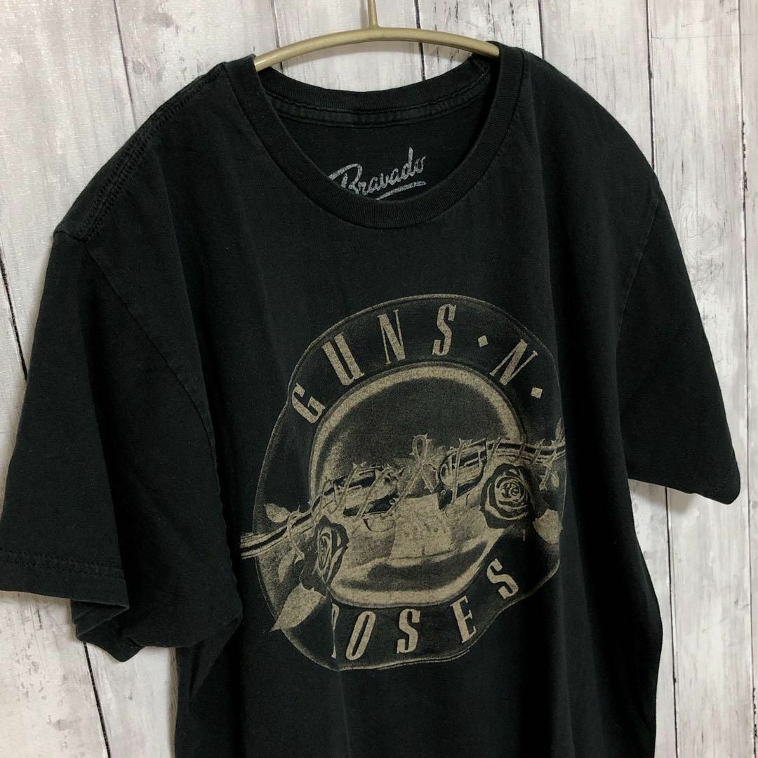 MUSIC TEE(ミュージックティー)のバンドＴシャツ　ガンズアンドローゼズ　GUNS　アクセルローズ　メンズ　古着 メンズのトップス(Tシャツ/カットソー(半袖/袖なし))の商品写真