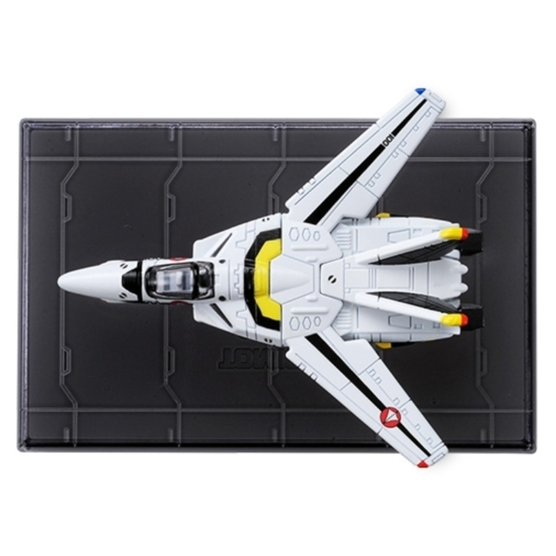 Takara Tomy(タカラトミー)の『トミカプレミアムunlimited』★超時空要塞マクロス VF-1Sバルキリー エンタメ/ホビーのおもちゃ/ぬいぐるみ(ミニカー)の商品写真