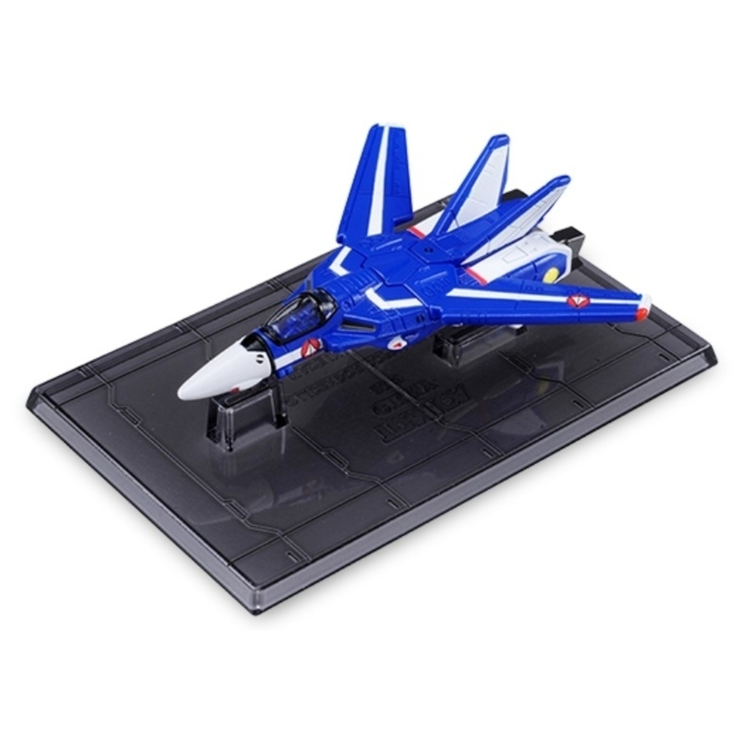 Takara Tomy(タカラトミー)の『トミカプレミアムunlimited』★超時空要塞マクロス VF-1Jバルキリー エンタメ/ホビーのおもちゃ/ぬいぐるみ(ミニカー)の商品写真