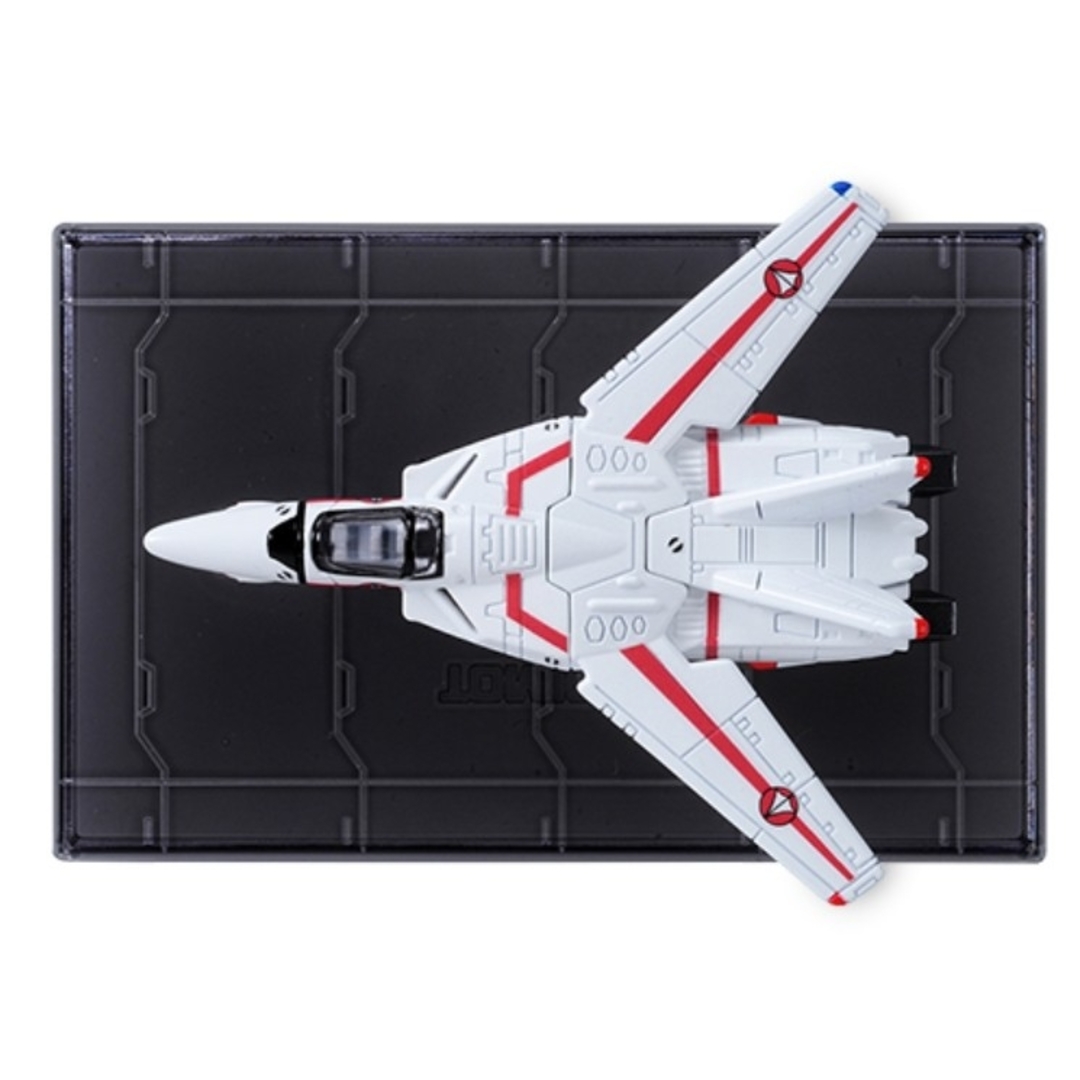 Takara Tomy(タカラトミー)の『トミカプレミアムunlimited』★超時空要塞マクロス VF-1Jバルキリー エンタメ/ホビーのおもちゃ/ぬいぐるみ(ミニカー)の商品写真