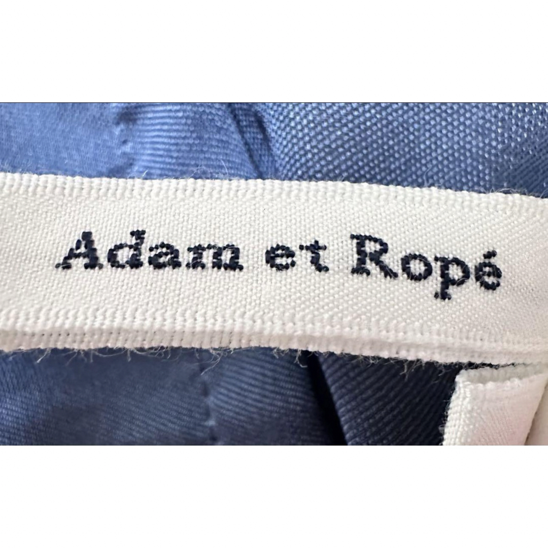 AER ADAM ET ROPE(アダムエロペ)の美品 Adam et Rope アダムエロペ 異素材ドッキングワンピース M レディースのワンピース(ひざ丈ワンピース)の商品写真