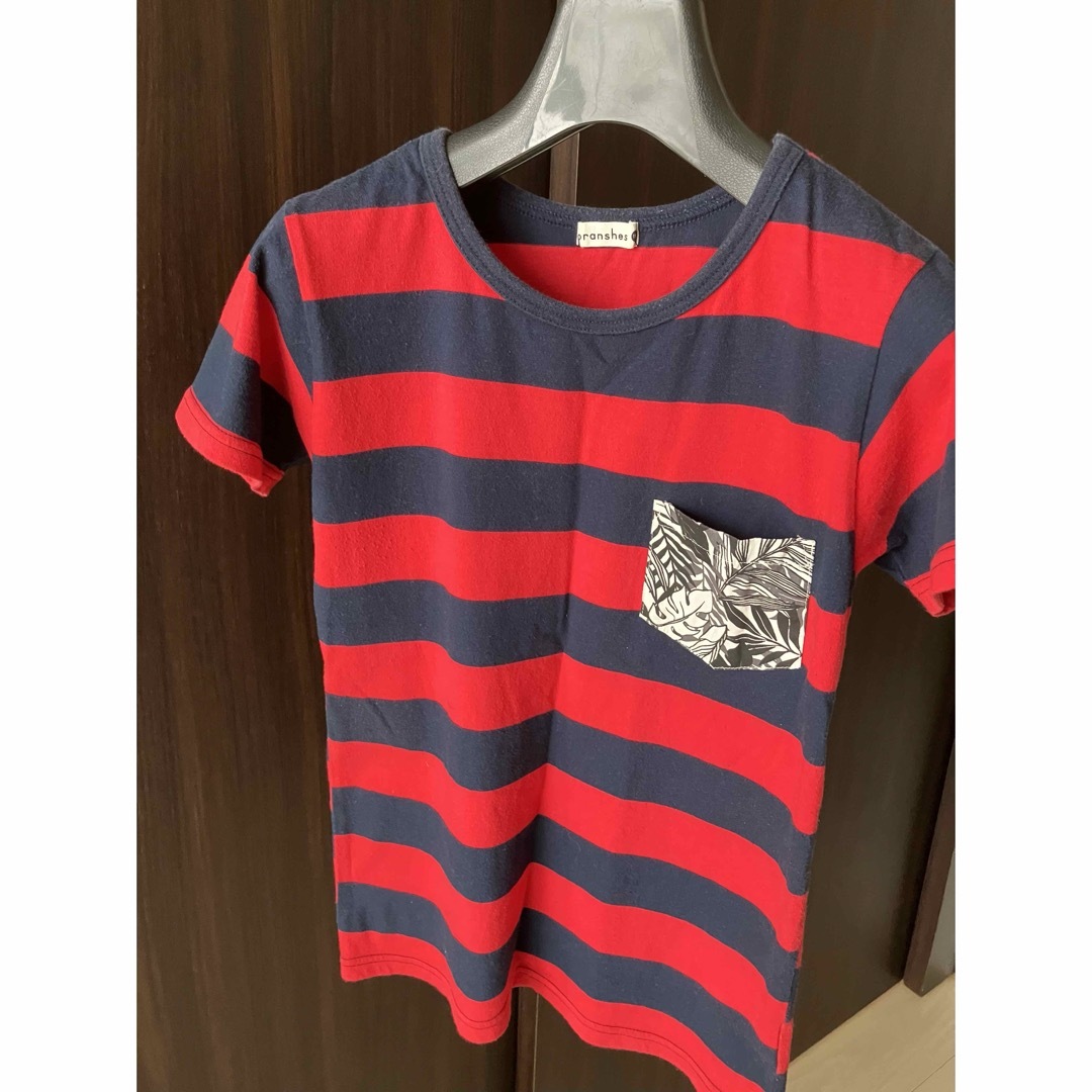 Branshes(ブランシェス)の【ブランシェス】ボーダー柄Tシャツ　150 キッズ/ベビー/マタニティのキッズ服男の子用(90cm~)(Tシャツ/カットソー)の商品写真