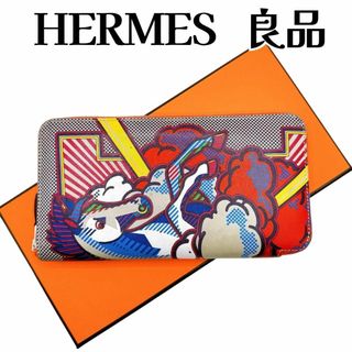 Hermes - エルメス アザップロング ペガサスポップ ラウンドジップ 長財布 ウォレット