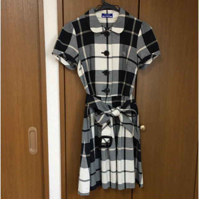 BURBERRY(バーバリー)のブルレ♡上品シャツ風ワンピ レディースのワンピース(ミニワンピース)の商品写真