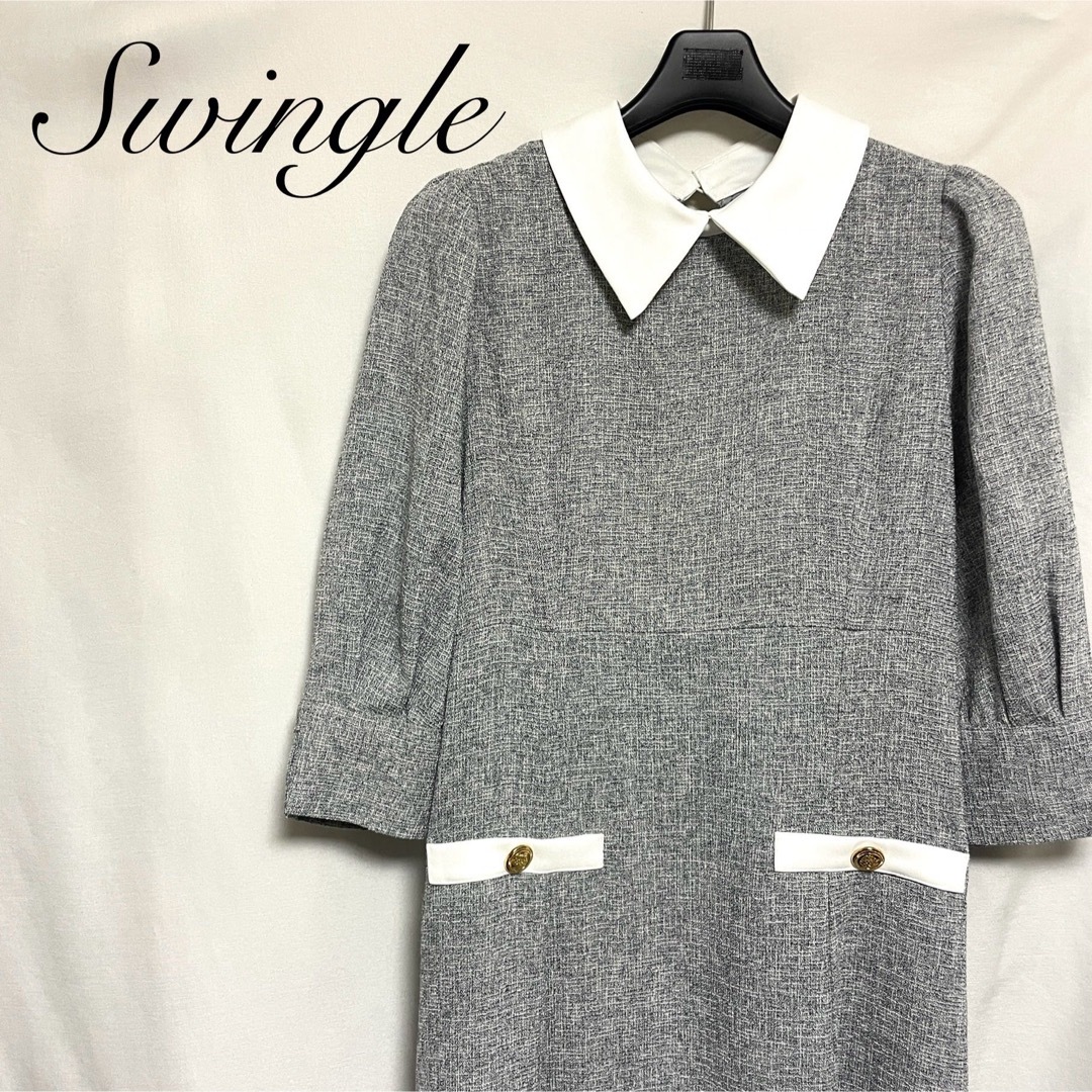 Swingle(スウィングル)の★美品・ほぼ未使用★ スウィングル Swingle ワンピース レディースのワンピース(ロングワンピース/マキシワンピース)の商品写真