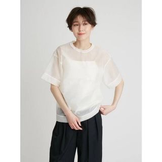 オーガンジーアンサンブルTシャツ