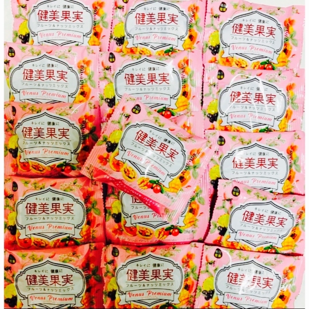 健美果実フルーツ&ナッツミックス　16袋 食品/飲料/酒の食品(菓子/デザート)の商品写真