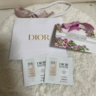 ディオール(Dior)のディオール☆スノー☆UVシールドトーンアップ50+☆日焼け止め乳液☆サンプル(化粧下地)