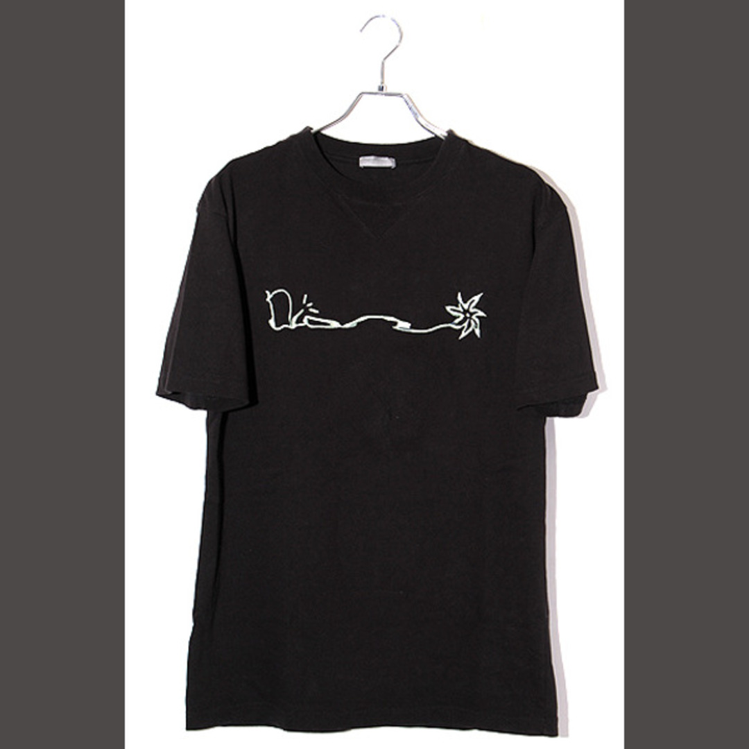 DIOR HOMME(ディオールオム)の22AW ディオールオム カクタスジャック 半袖Tシャツ M ブラック メンズのトップス(Tシャツ/カットソー(半袖/袖なし))の商品写真