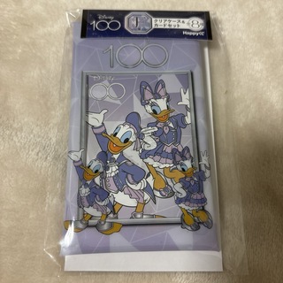 Happyくじ ディズニー100 D賞　クリアケース　カードセット(パスケース/IDカードホルダー)