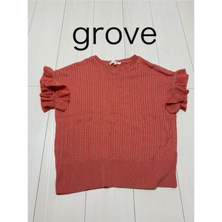 グローブ(grove)のgrove  サマーニットトップス(ニット/セーター)