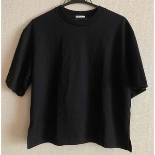 ジーユー(GU)のGU 半袖Tシャツ Lサイズ 黒(Tシャツ(半袖/袖なし))