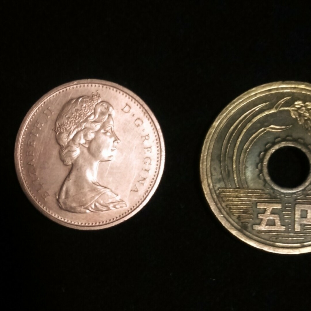 カナダの1セント記念硬貨　1967年 エンタメ/ホビーの美術品/アンティーク(貨幣)の商品写真