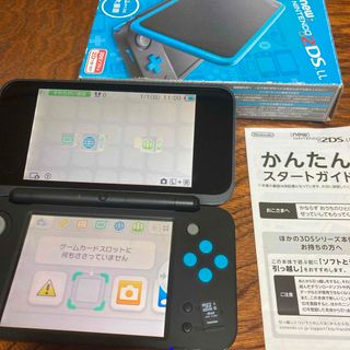 ニンテンドー2DS - Newニンテンドー2DS LL ブラック×ターコイズ　SDカード付き動作確認済