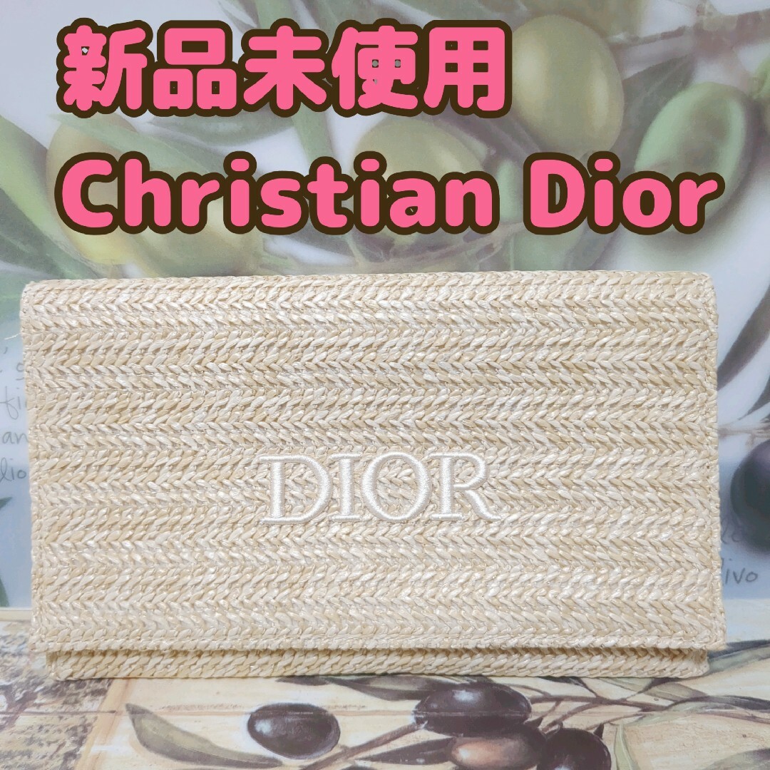 Christian Dior(クリスチャンディオール)の✨新品未使用✨Dior ノベルティ ラタン クラッチバック レディースのバッグ(クラッチバッグ)の商品写真