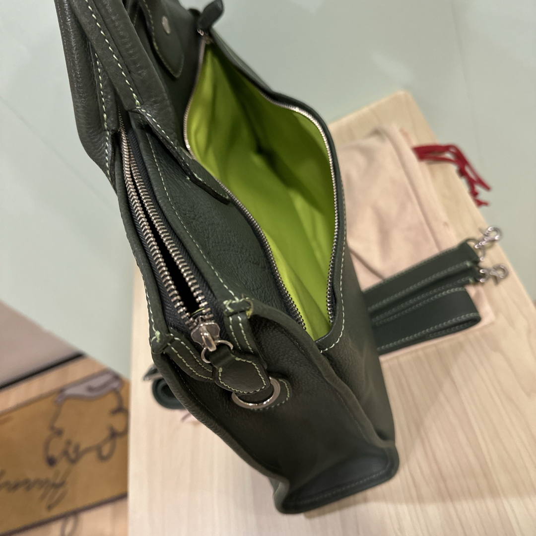 Kitamura(キタムラ)の#ブリーフケース#キタムラ#緑 メンズのバッグ(ビジネスバッグ)の商品写真