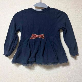 プティマイン(petit main)のプティマイン　女の子 110 子供服　韓国　バレエコア　ペプラム　チュール(Tシャツ/カットソー)