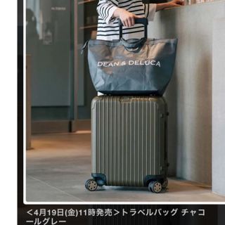 ディーンアンドデルーカ(DEAN & DELUCA)の新品未使用　トラベルバッグ　4月19日発売(トートバッグ)