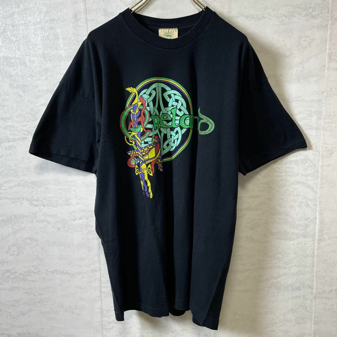 メイドインアイルランド　シングルステッチ　ビンテージＴシャツ　サイズＸＬ　古着 メンズのトップス(Tシャツ/カットソー(半袖/袖なし))の商品写真