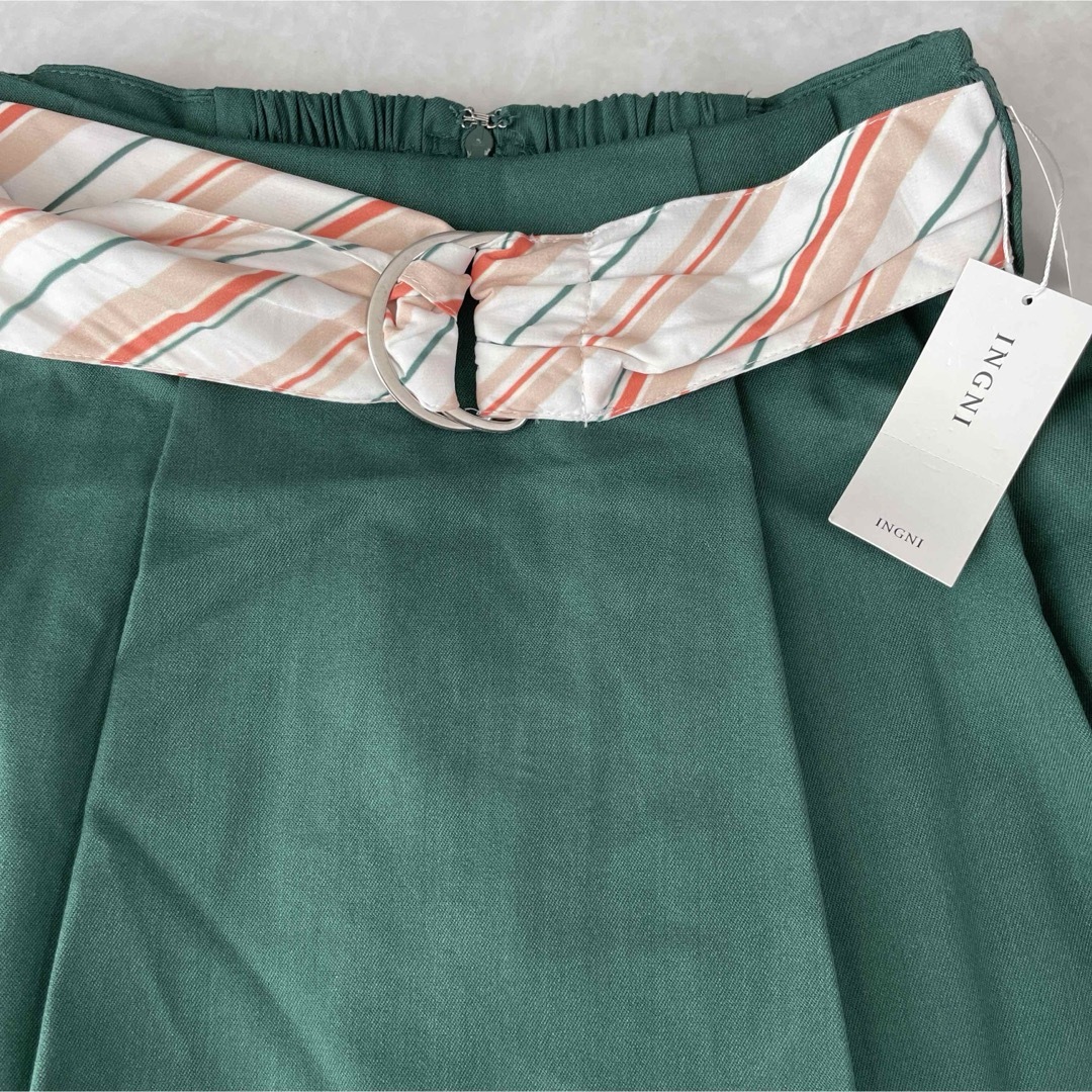 INGNI(イング)のINGNI ベルト付きスカート   レディースのスカート(ロングスカート)の商品写真