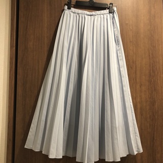 ユニクロ(UNIQLO)のユニクロ　プリーツスカート　ロング　サイズS(ロングスカート)