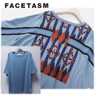 ファセッタズム(FACETASM)の《ファセッタズム》新品 ゆったりシルエット オルテガプリントTシャツ 5サイズ(Tシャツ/カットソー(半袖/袖なし))