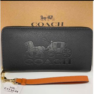 コーチ(COACH)のコーチ長財布　C5889 ホースキャリッジ(長財布)