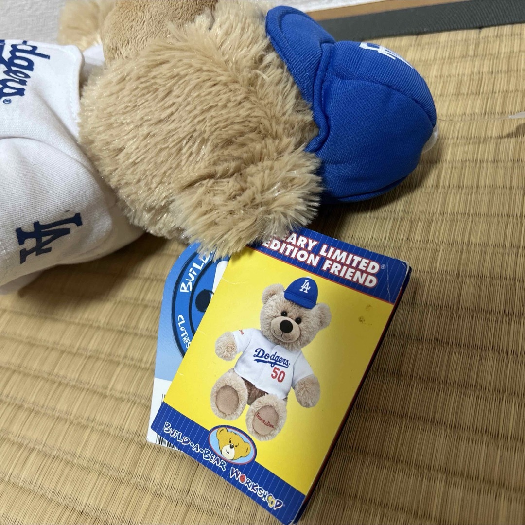 MLB(メジャーリーグベースボール)のビルドアベア ドジャース ぬいぐるみ Build-A-Bear 大谷翔平 スポーツ/アウトドアの野球(記念品/関連グッズ)の商品写真