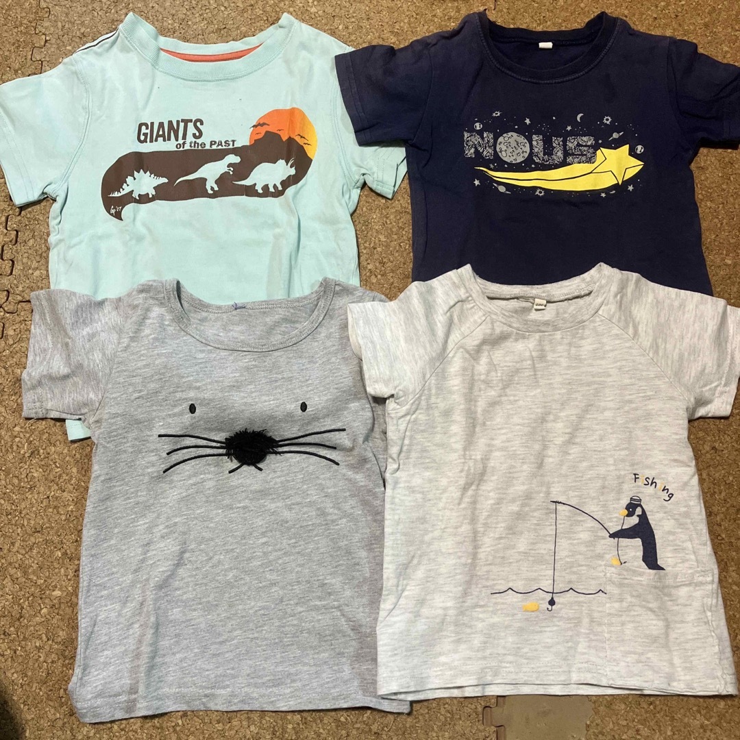 babyGAP(ベビーギャップ)のTシャツ　半袖　4枚セット　95.100 キッズ/ベビー/マタニティのキッズ服男の子用(90cm~)(Tシャツ/カットソー)の商品写真