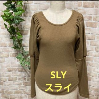 スライ(SLY)の感謝sale❤️1162❤️SLY スライ①❤️ゆったり＆可愛いカットソー(カットソー(長袖/七分))