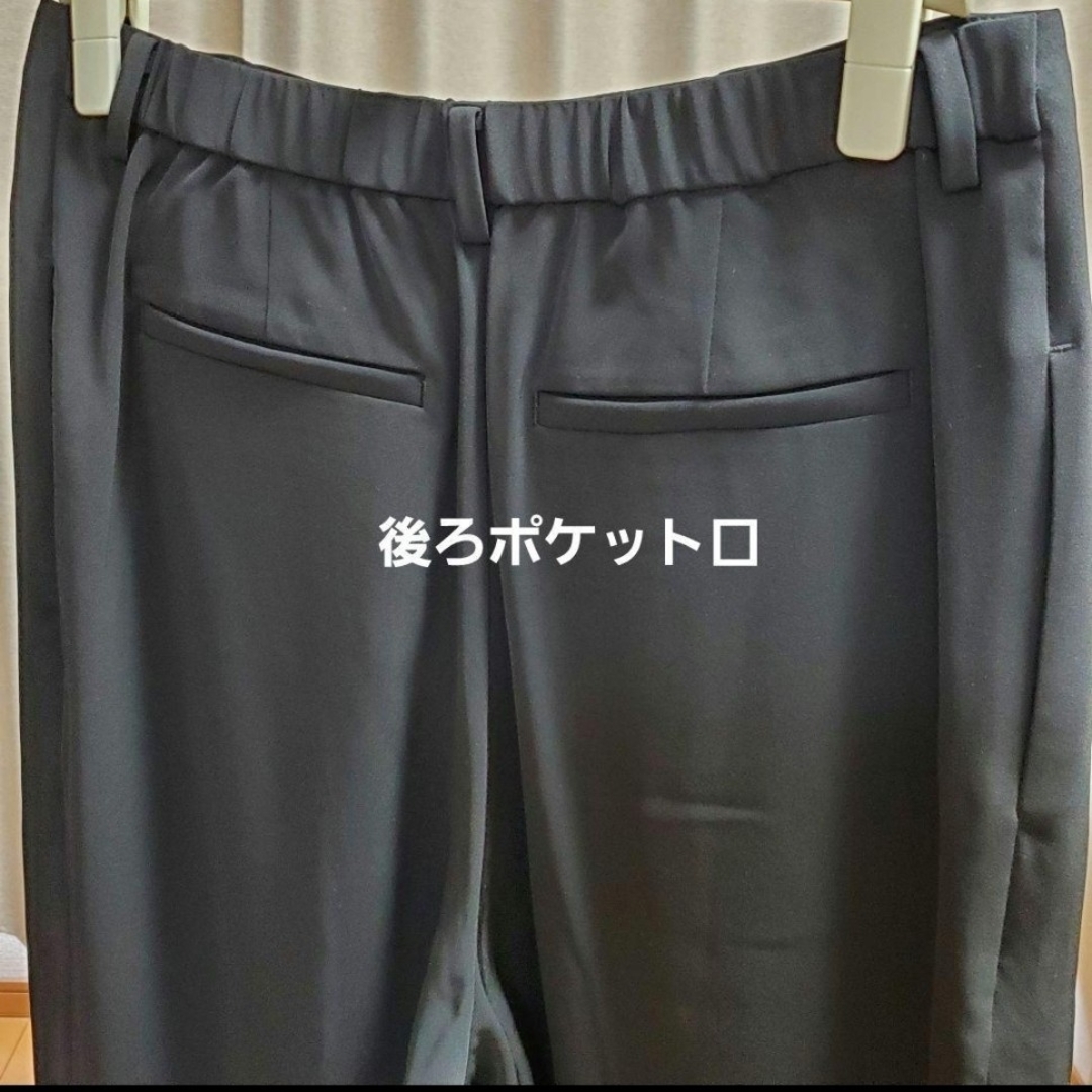 UNIQLO(ユニクロ)の再☆お値下げ【未使用・タグ無し】ユニクロ☆レディース♡スラックス【黒・XL】 レディースのパンツ(その他)の商品写真