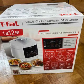 ティファール(T-fal)のティファール  1台12役　ラクラクッカー　コンパクト電気圧力鍋(調理機器)