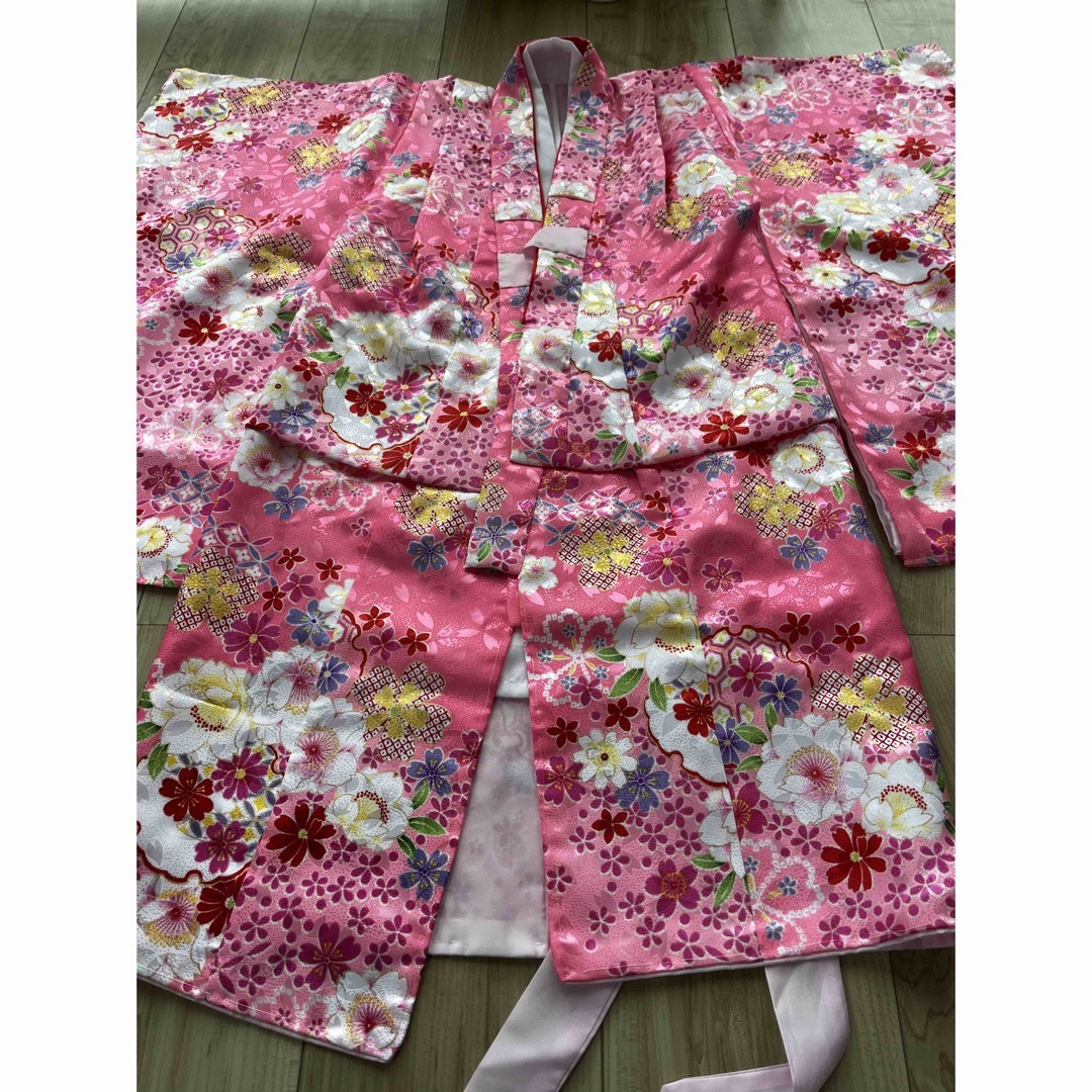 御祝着　七五三 3歳　女の子　セット キッズ/ベビー/マタニティのキッズ服女の子用(90cm~)(和服/着物)の商品写真