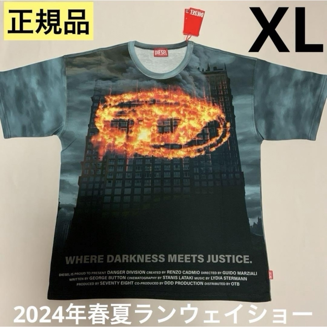 DIESEL(ディーゼル)の洗練されたデザイン　DIESEL　 正規品　Tシャツ　T-Boxt-P2　XL メンズのトップス(Tシャツ/カットソー(半袖/袖なし))の商品写真