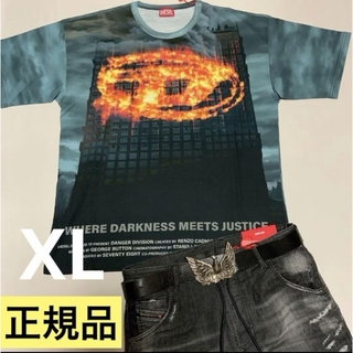 ディーゼル(DIESEL)の洗練されたデザイン　DIESEL　 正規品　Tシャツ　T-Boxt-P2　XL(Tシャツ/カットソー(半袖/袖なし))