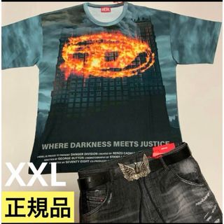 ディーゼル(DIESEL)の洗練されたデザイン　DIESEL　 正規品　Tシャツ　T-Boxt-P2　XXL(Tシャツ/カットソー(半袖/袖なし))