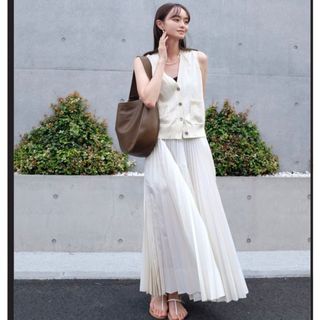 DEMYLEE - demylee knit vest デミリー　コットン　ニットベスト　marno