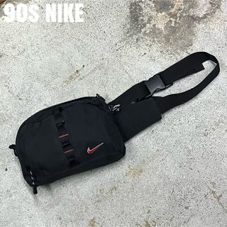 ナイキ(NIKE)の＊7528 90s NIKE ナイキ　ウエストバッグ　ボディーバッグ　テック系(ボディーバッグ)